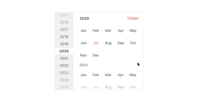 React Calendar - View Selection Depth UI Library