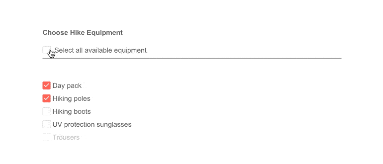 Telerik UI for ASP.NET Core CheckBoxGroup Overview