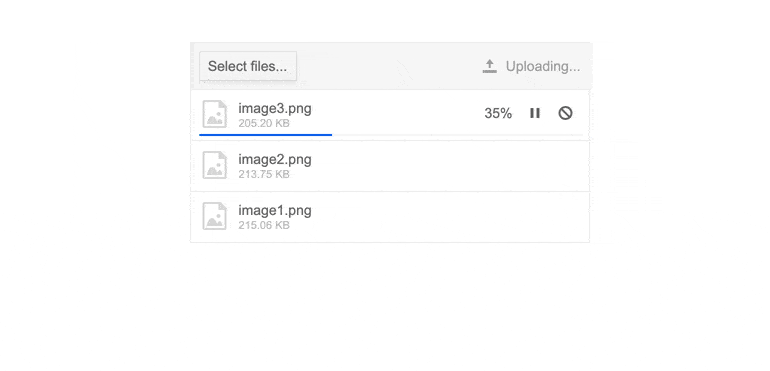 Telerik UI for ASP.NET Core Upload Theming