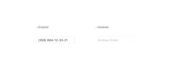 React MaskedTextBox - Disabled MaskedTextBox, KendoReact UI Library