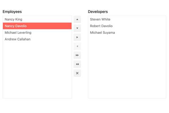 React ListBox Component