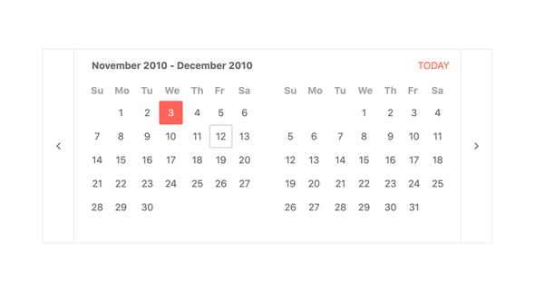 React MultiViewCalendar - Focused Date, KendoReact UI Library