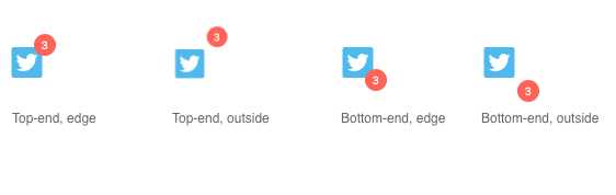 React Badge Component Positioning