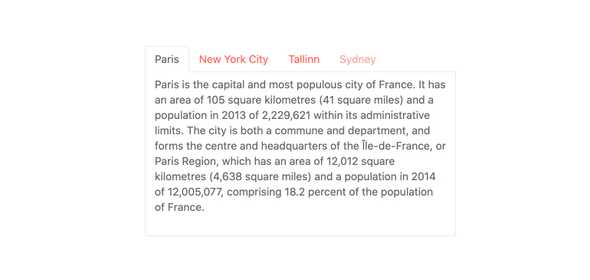 React TabStrip - Overview, KendoReact UI Library