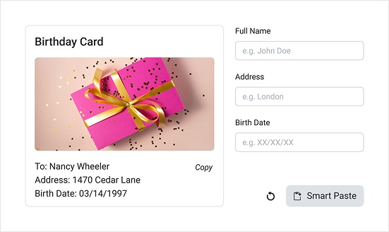 Telerik UI for Blazor AI Smart Paste Overview - 551px