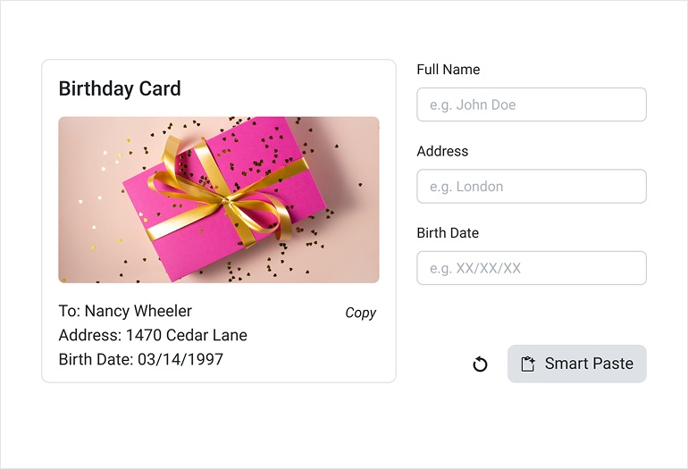 Telerik UI for Blazor AI Smart Paste Overview - 770px