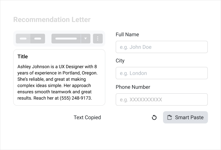 KendoReact AI Smart Paste Smart Paste - 770px