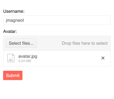 Kendo UI for Angular FileSelect - Forms Support