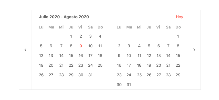 Kendo UI for Angular MultiViewCalendar - Globalization