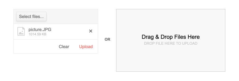 Telerik UI for ASP.NET Core File Upload Overview