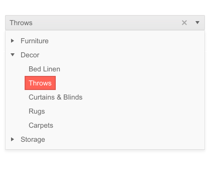 Telerik UI for ASP.NET Core DropDownTree
