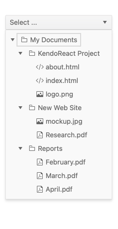 DropDownTree Custom Rendering