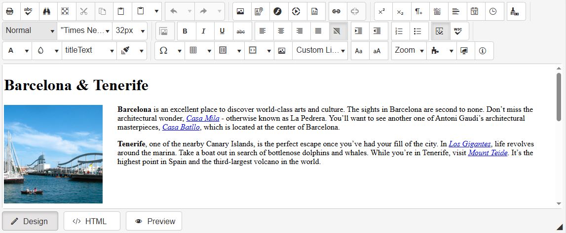See ASP.NET AJAX Editor demo screenshot