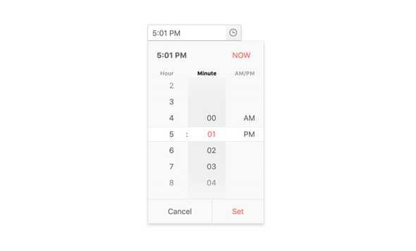 React TimePicker - Default Value, KendoReact UI Library