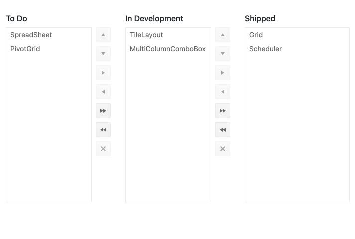 Listbox Multiple Lists