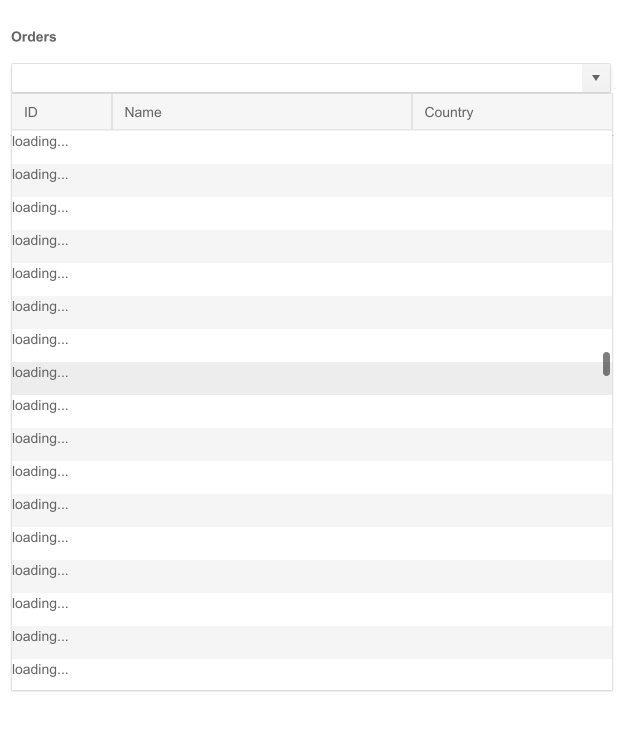 MultiColumnComboBox - Virtualization