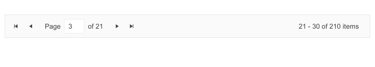 Telerik UI for Blazor Pager - Input