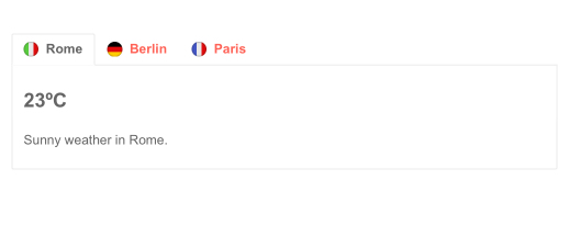 TabStrip - Header Template