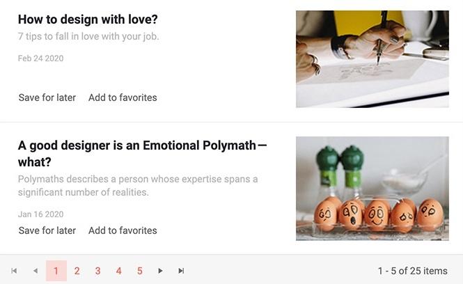 Telerik UI for Blazor ListView - Header