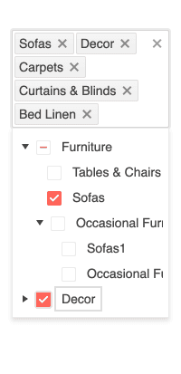 React MultiSelect Tree Component