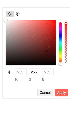 React FlatColorPicker Component Customization