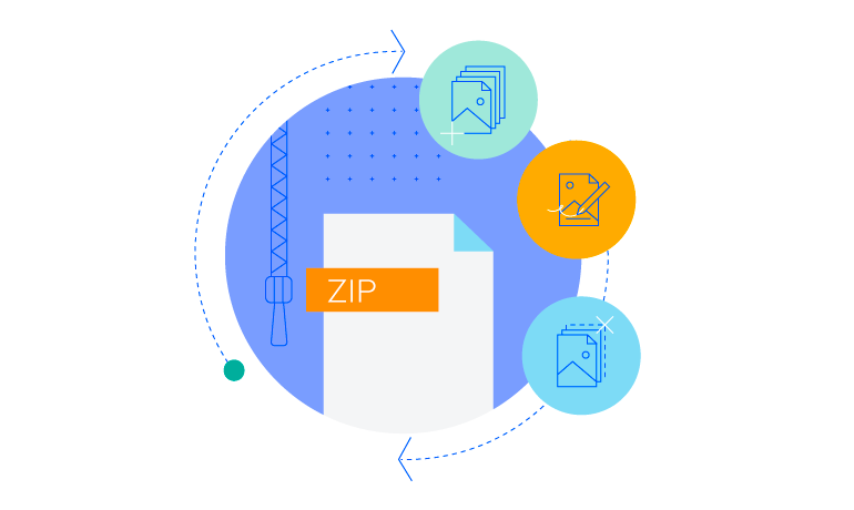 Telerik UI for Blazor ZipLibrary - flexible API to create and edit zip files