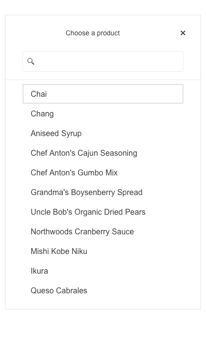 DropDownList Adaptive mode