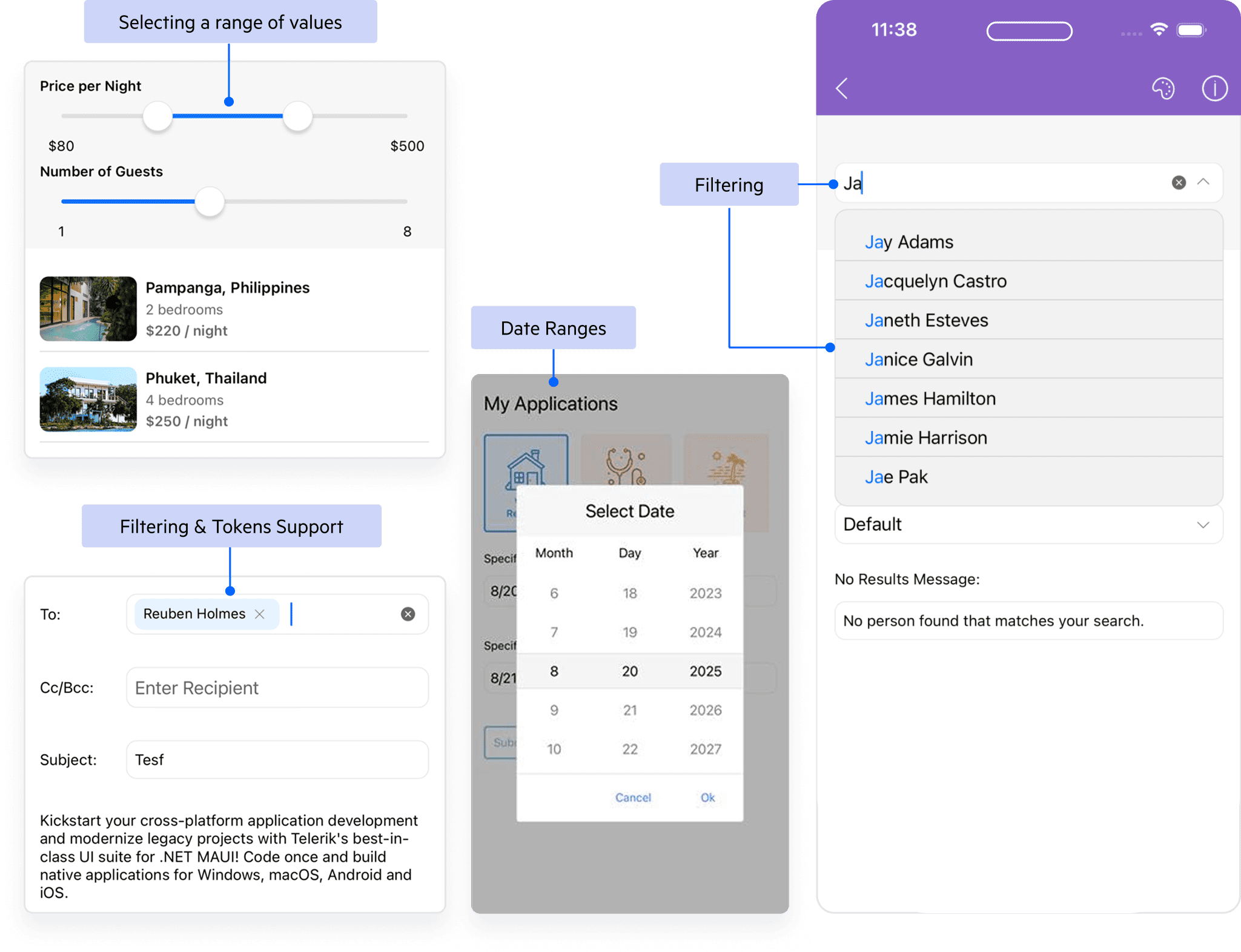 Capture user input with polished, intuitive form controls Illustration