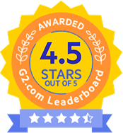 G2 Badge 4.4 stars out of 5