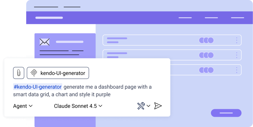 Kendo UI for Angular Agentic UI Generator