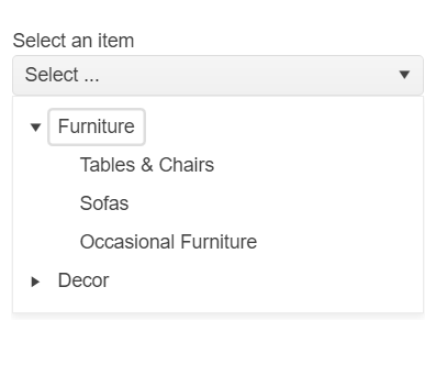 Kendo UI for jQuery DropDownTree Component Floating Label
