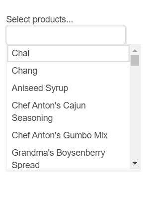 Kendo UI for jQuery MultiSelect Component Floating Label