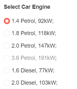 Telerik UI for ASP.NET Core RadioButton