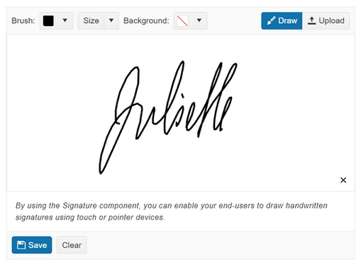 React Signature Component Overview