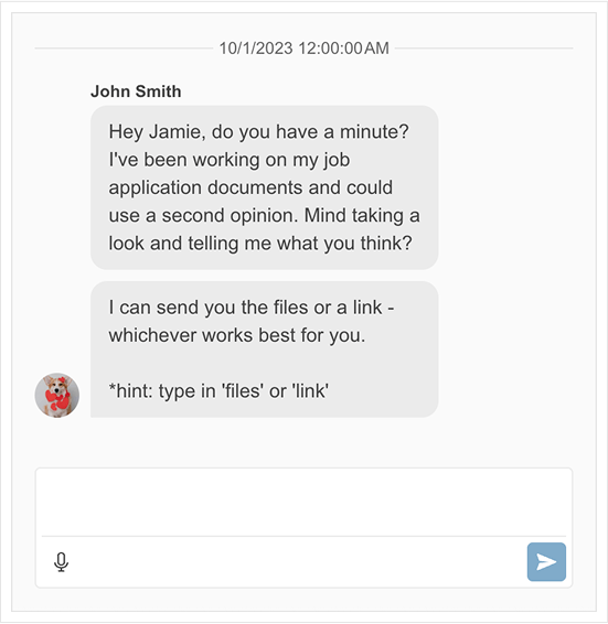 Telerik UI for ASP.NEt Core - Conversational UI Chat - Overview 551px (2)