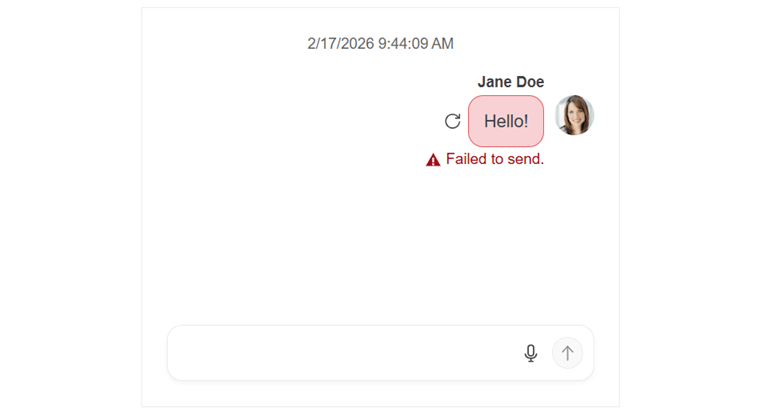 KendoReact - retry failed messages