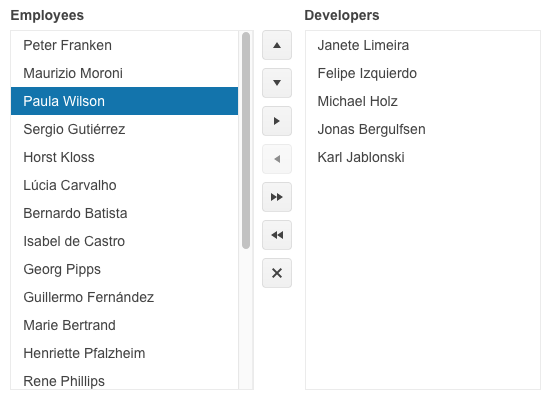 Telerik UI for Blazor ListBox-Overview-Header
