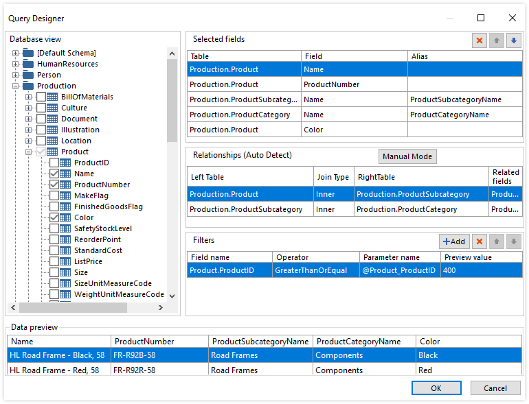 Rapid Report Creation and Styling Example